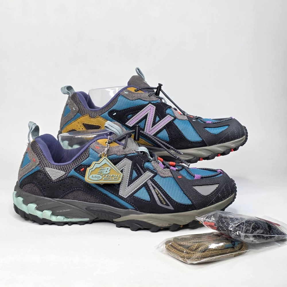 Bodega x New Balance 610 The Trail Less Taken Shoes Men's 10 Blue Purple Black